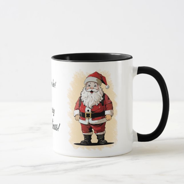 Retro Père Noël Christmas Mug (Droite)