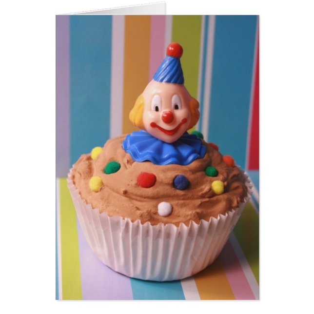 Rétro petit gâteau de clown (Devant)