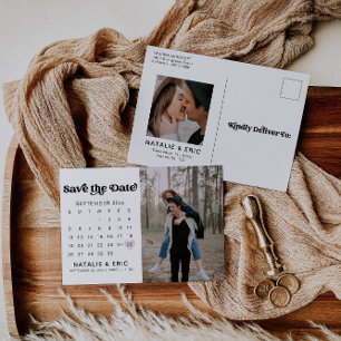 Retro Photo Moderne Enregistrer La Carte Postale D