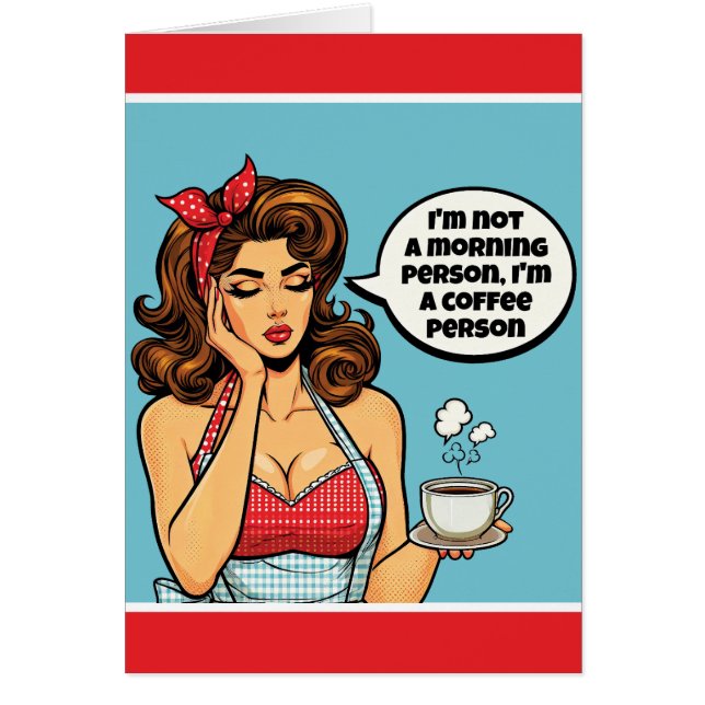 Retro Pinup_ Personne du matin (Devant)