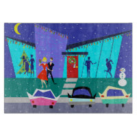 Rétro planche à découper de partie de bande