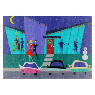 Rétro planche à découper de partie de bande