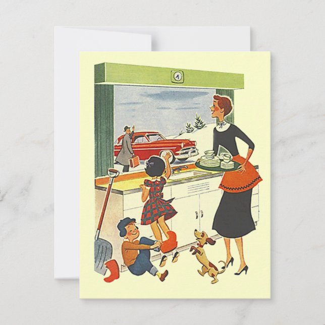 Rétro Promotion ou off To New Job Party Invitation (Devant)