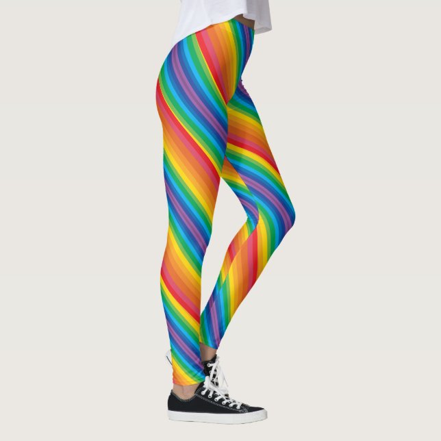 Retro Rainbows Leggings (Droite)