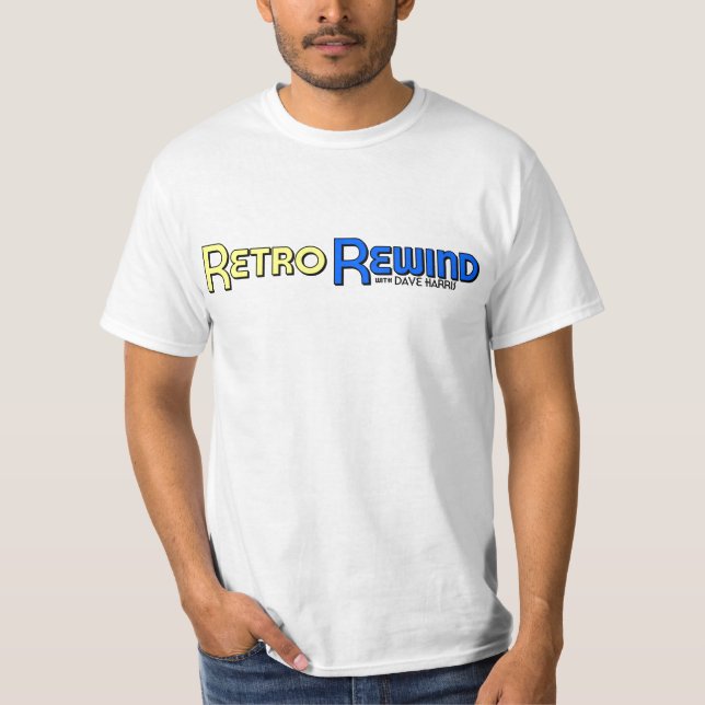 Rétro rebobinage et T-shirt combiné de DHP (Devant)