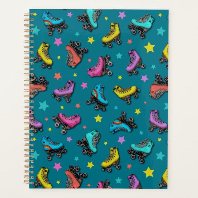 Rétro Roller Skates et Stars (Devant)