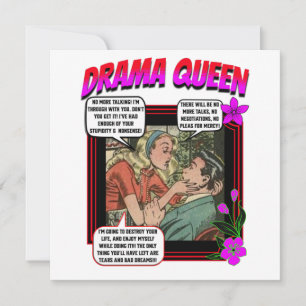 Retro Romance - Drama Queen - Carte de voeux