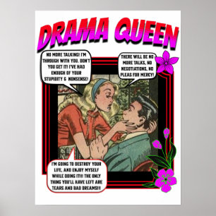 Retro Romance - Drama Queen - Poster