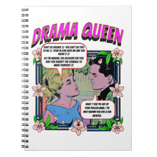 Retro Romance - Drama Queen - Spiral Carnet