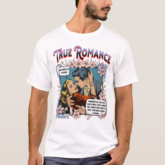 Retro Romance - True Romance - T-shirt Homme (Devant)