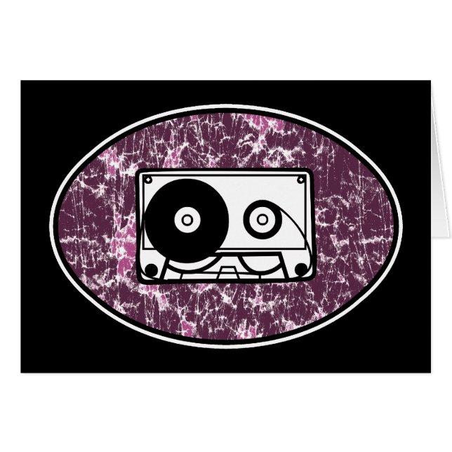 Rétro rose d'enregistreur à cassettes (Devant horizontal)