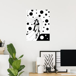 Retro Runway Model, mode Art Déco Vintage