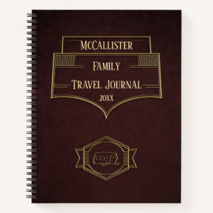 Retro RV Camper Travel Journal