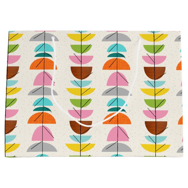 Rétro sac coloré de cadeau de nids (Devant)