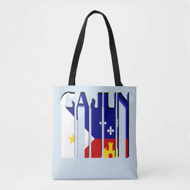 Rétro sac fourre-tout de la Louisiane de drapeau (Devant)