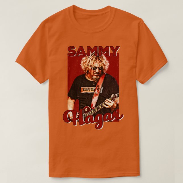 Retro Sammy Hagar Grunge TShirt (Design devant)