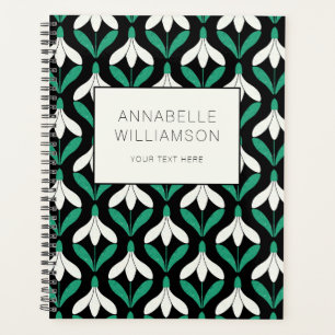 Retro Scandi motif de neige moderne du milieu du s