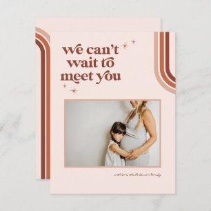 Retro Seventies Boho Grossesse photo