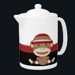 Rétro singe de chaussette<br><div class="desc">C'est une conception si mignonne qui comporte un rétro singe de chaussette. C'est le cadeau parfait pour n'importe qui qui aime des produits avec la nostalgie.</div>