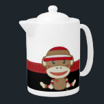 Rétro singe de chaussette<br><div class="desc">C'est une conception si mignonne qui comporte un rétro singe de chaussette. C'est le cadeau parfait pour n'importe qui qui aime des produits avec la nostalgie.</div>