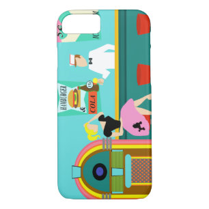 Retro Soda Fontain iPhone 7 Coque
