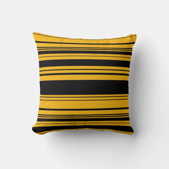Retro Stripes Art Design Coussin Abstrait (Recto)