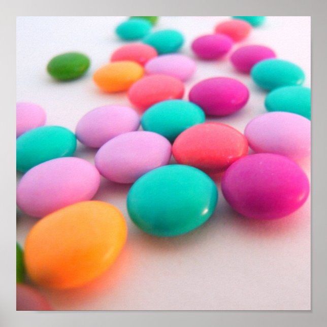 RETRO STYLE CHOCOLATE POSTER DE CANDY 12 x 12 (Devant)