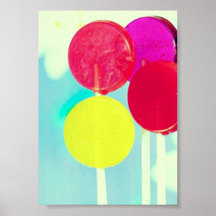 RETRO STYLE LOLLIPOP PHOTOGRAPHIE POSTER