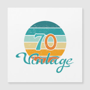 Retro Sunset 70 Vintage en détresse