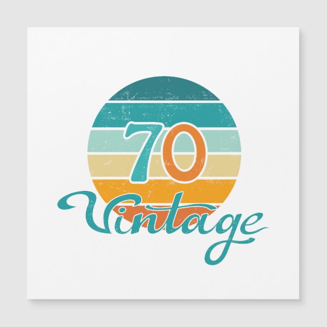 Retro Sunset 70 Vintage en détresse (Devant)