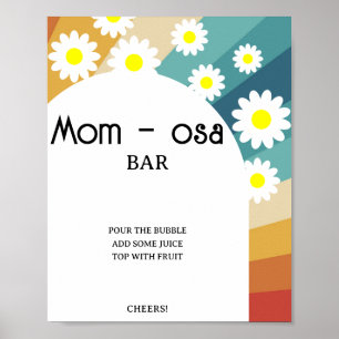 Retro Super \ Maman-osa bar Poster