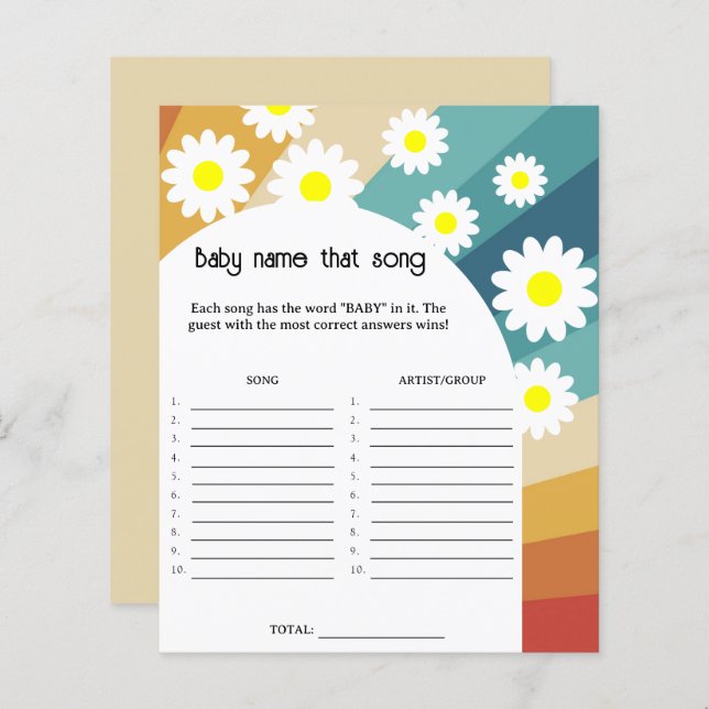 Retro Super - Nommez ce jeu de chanson (Devant / Derrière)