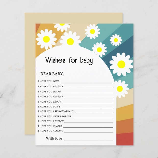 Retro Super - Voeux pour bébé