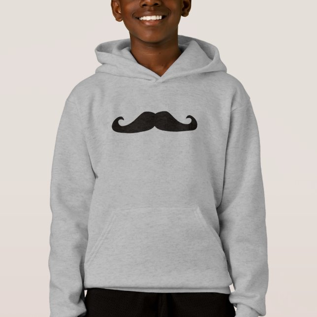 Rétro sweatshirt de hippies de moustaches de (Devant)