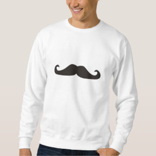 Rétro sweatshirt de hippies de moustaches de