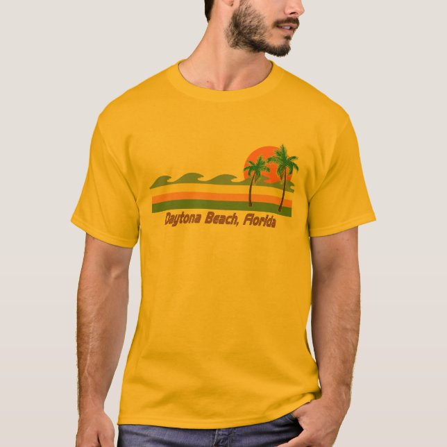 RÉTRO T-shirt de Daytona Beach la Floride (Devant)
