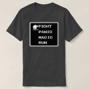Rétro T-shirt de menu de RPG (à 8 bits)