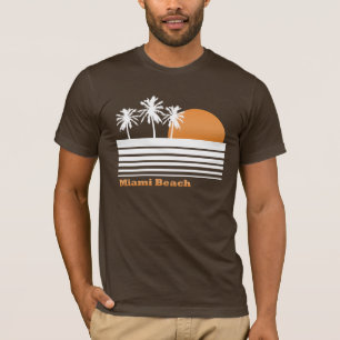 Rétro T-shirt de Miami Beach