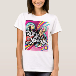 rétro T-shirt de musique rock