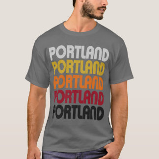 Rétro T-shirt de Portland