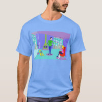 Rétro T-shirt de vacances de ski