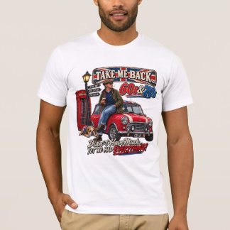 Rétro T-shirt des années 60 et 70 Rake Me Back