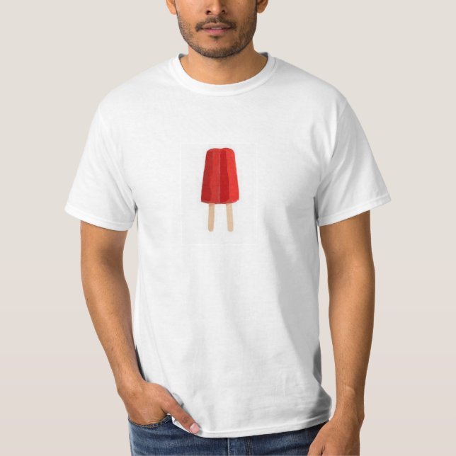 Rétro T-shirt drôle d'art de bruit de Popsicle (Devant)