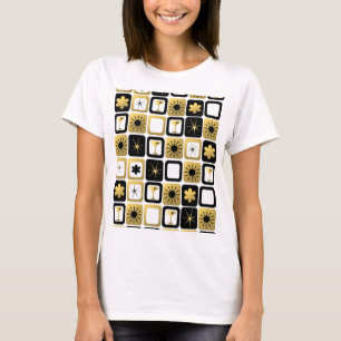 Rétro T-shirt fascinant d'or