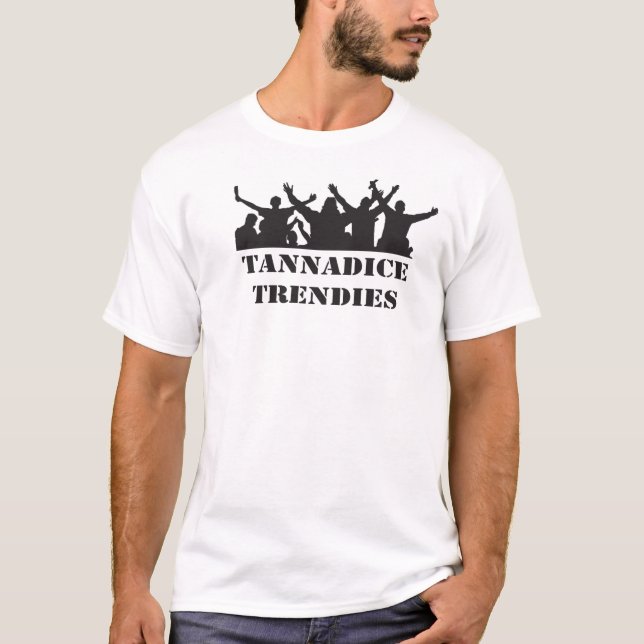 Rétro T-shirt orienté décontracté de Tannadice (Devant)