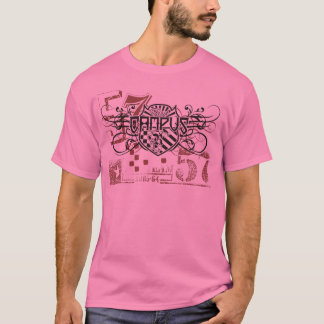 rétro T-shirt vintage de campus de regard