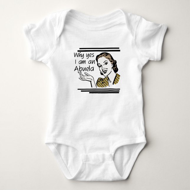Rétro T-shirts et cadeaux d'Abuela (Devant)