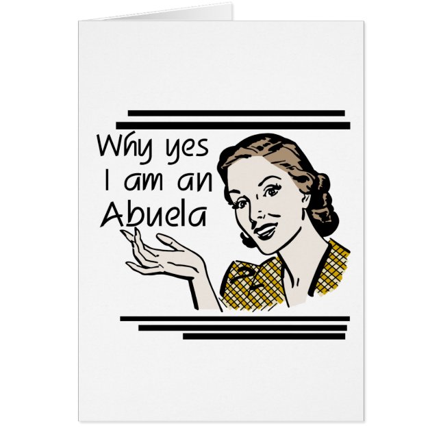 Rétro T-shirts et cadeaux d'Abuela (Devant)