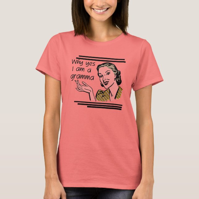 Rétro T-shirts et cadeaux de Gramma (Devant)