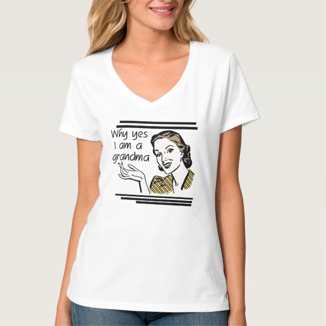 Rétro T-shirts et cadeaux de grand-maman (Devant)